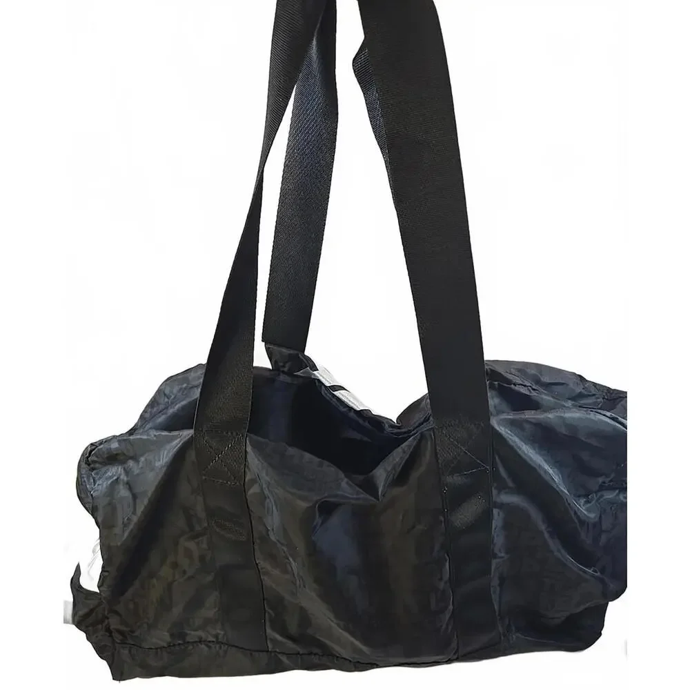 Soul Cycle X Large Duffle Bag 20" X 22" Black Graffiti Packable Travel Gym - Picture 4 of 8